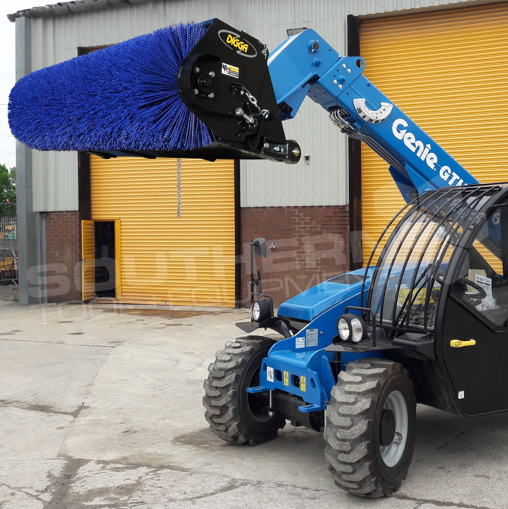 Digga Mm Open Telehandler Bucket Broom Sweeper Southern Tool