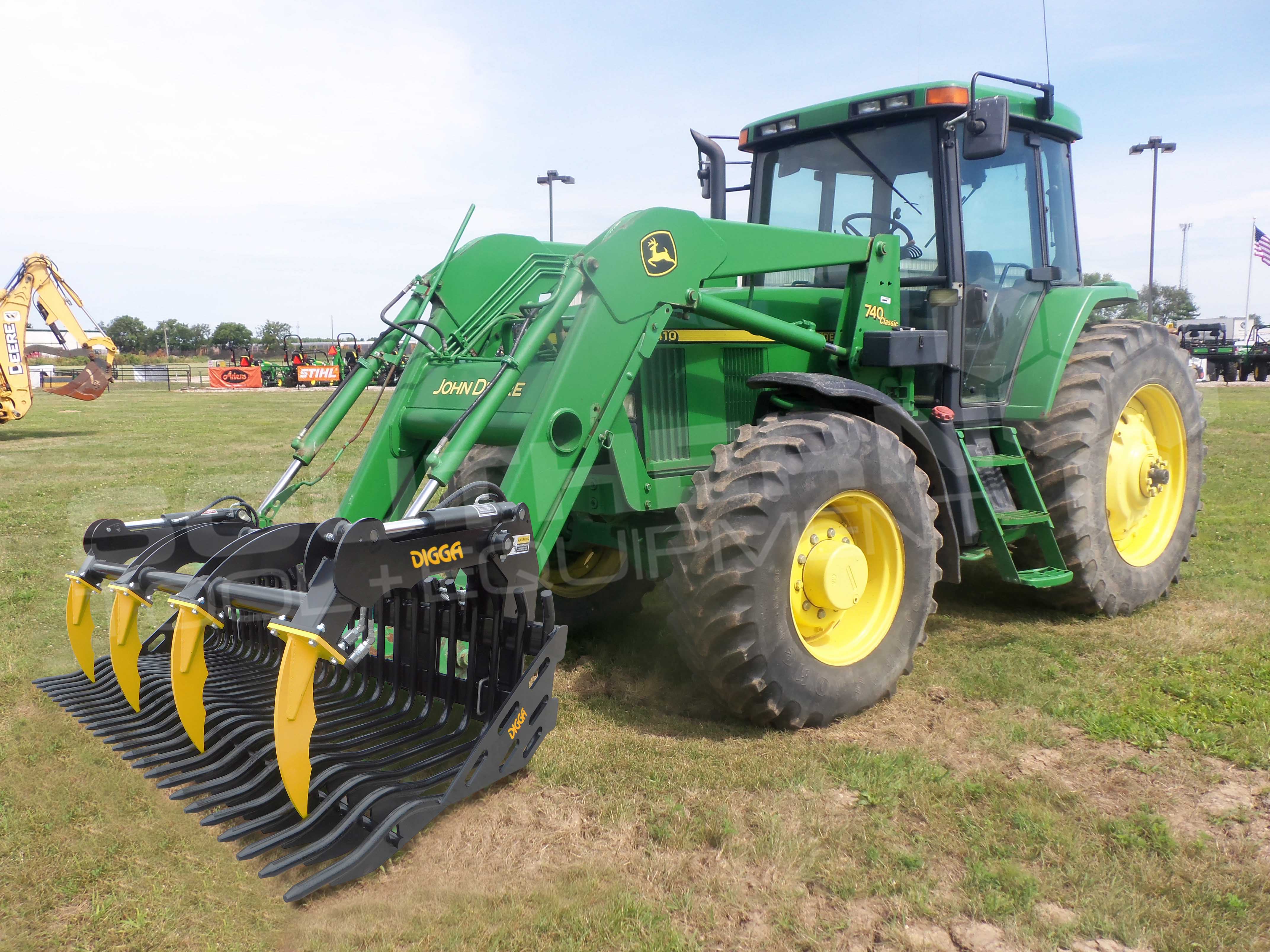 Digga 2000mm Tractor Grapple Bucket Southern Tool Equipment Co Earthmoving Machinery 2928