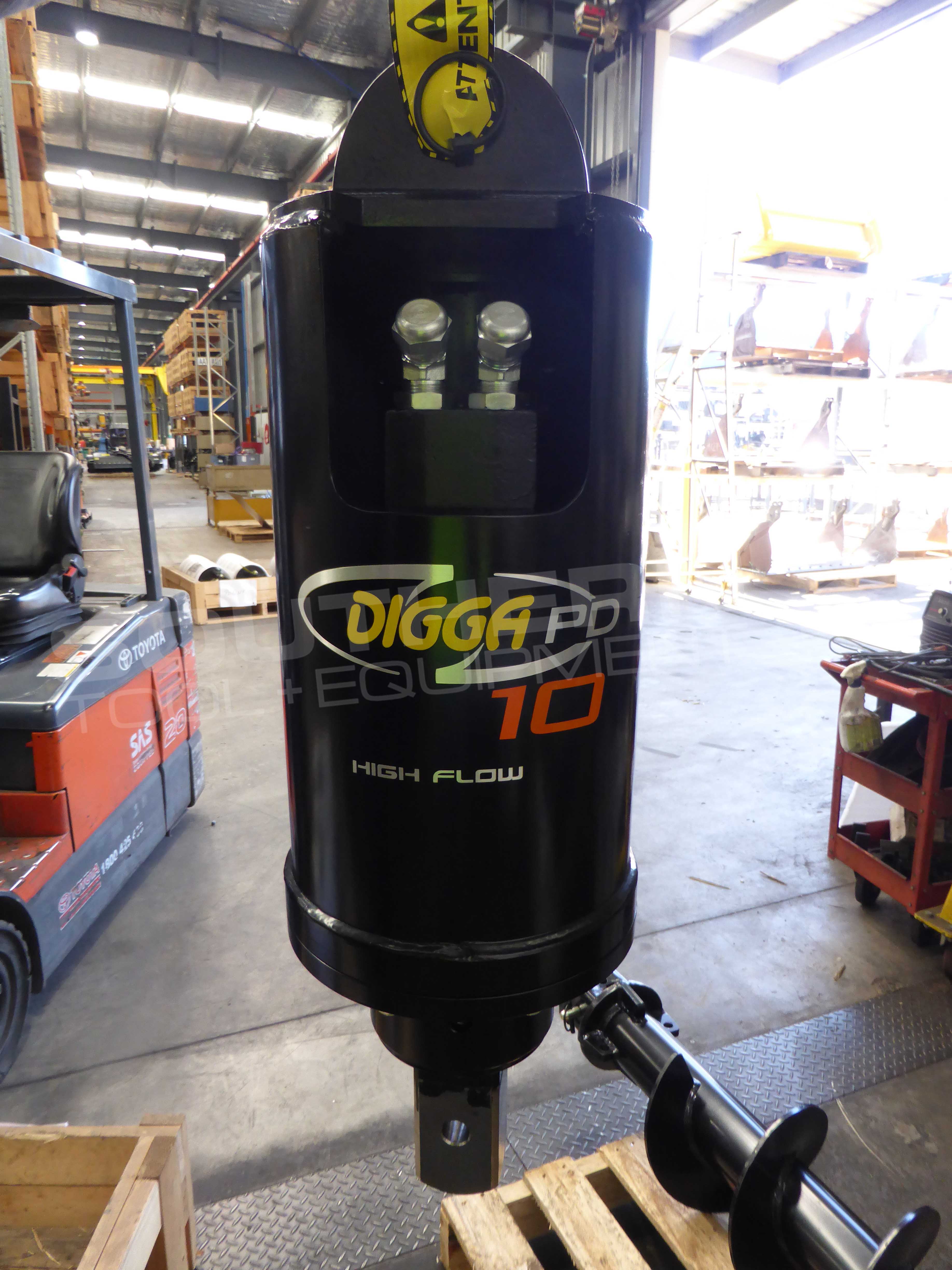 Digga Pd10 High Flow Backhoe Auger Drive Unit Southern Tool