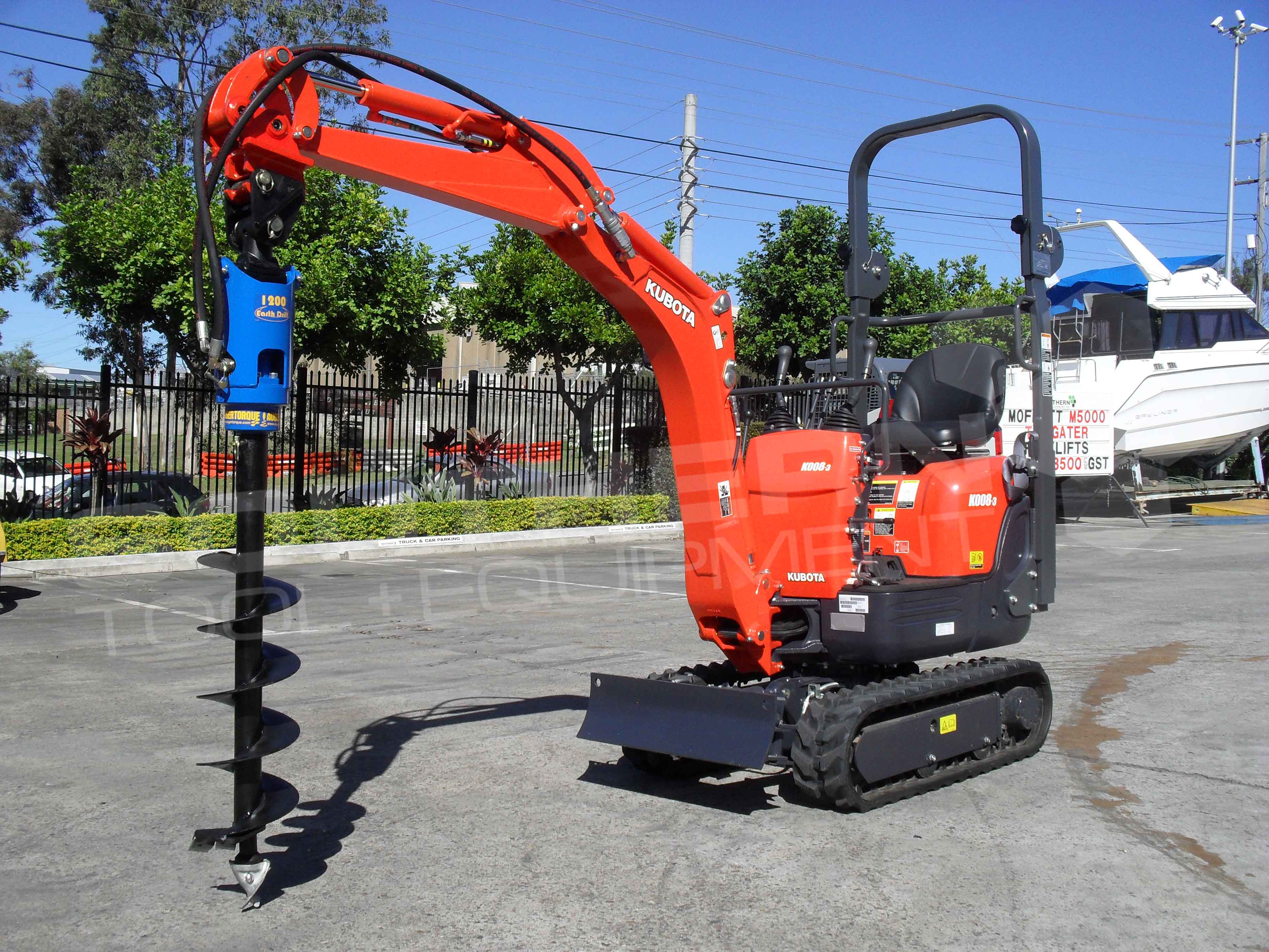 AugerTorque 1200 Excavator Auger Drive Unit Southern Tool + Equipment